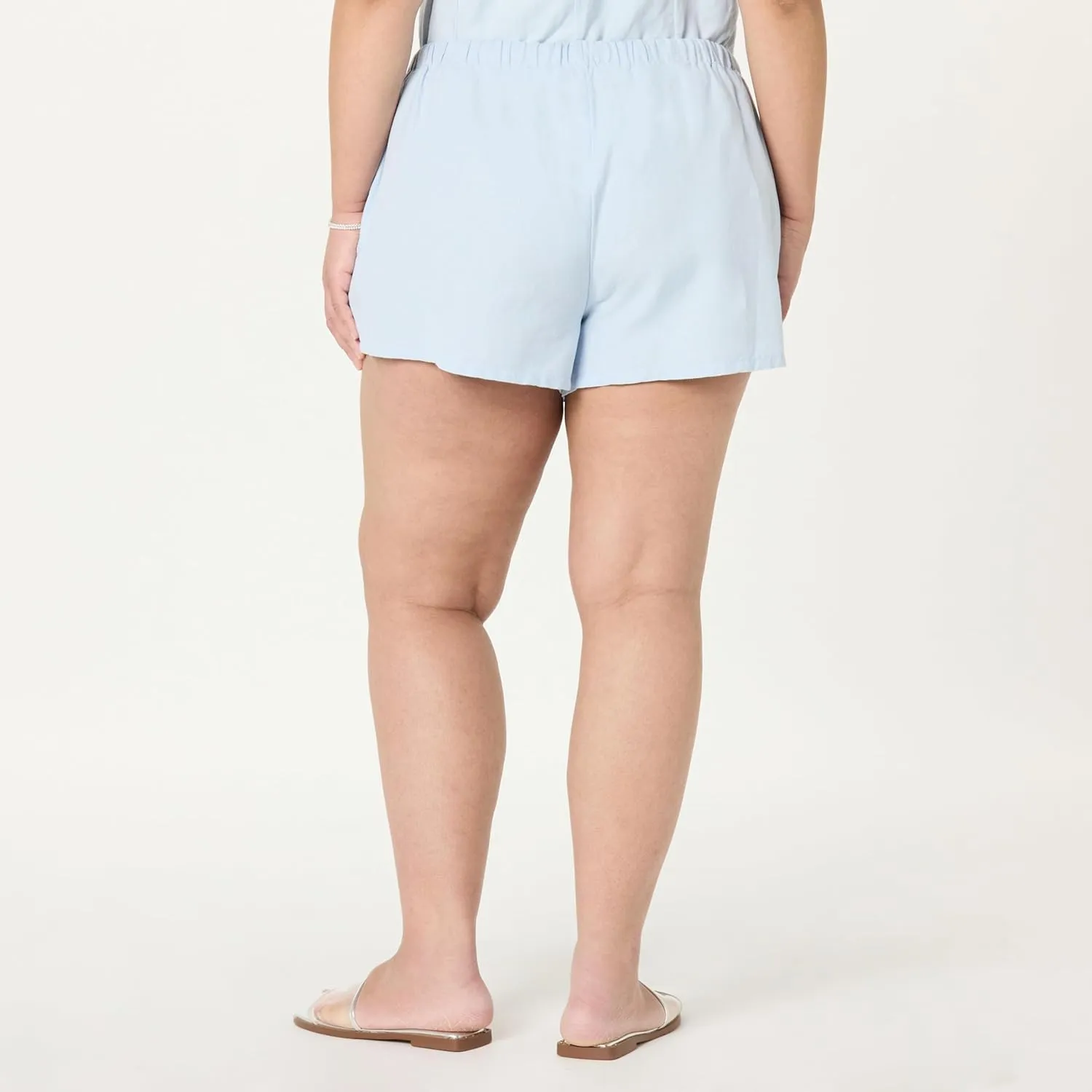 The Drop Women's Emilie Relaxed Pull-on Linen Shorts