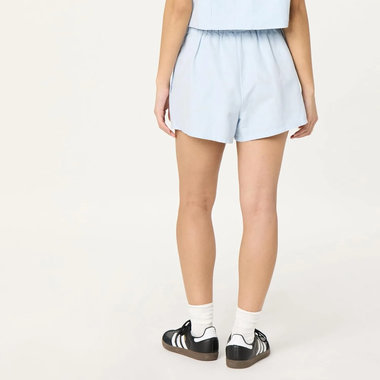 The Drop Women's Emilie Relaxed Pull-on Linen Shorts
