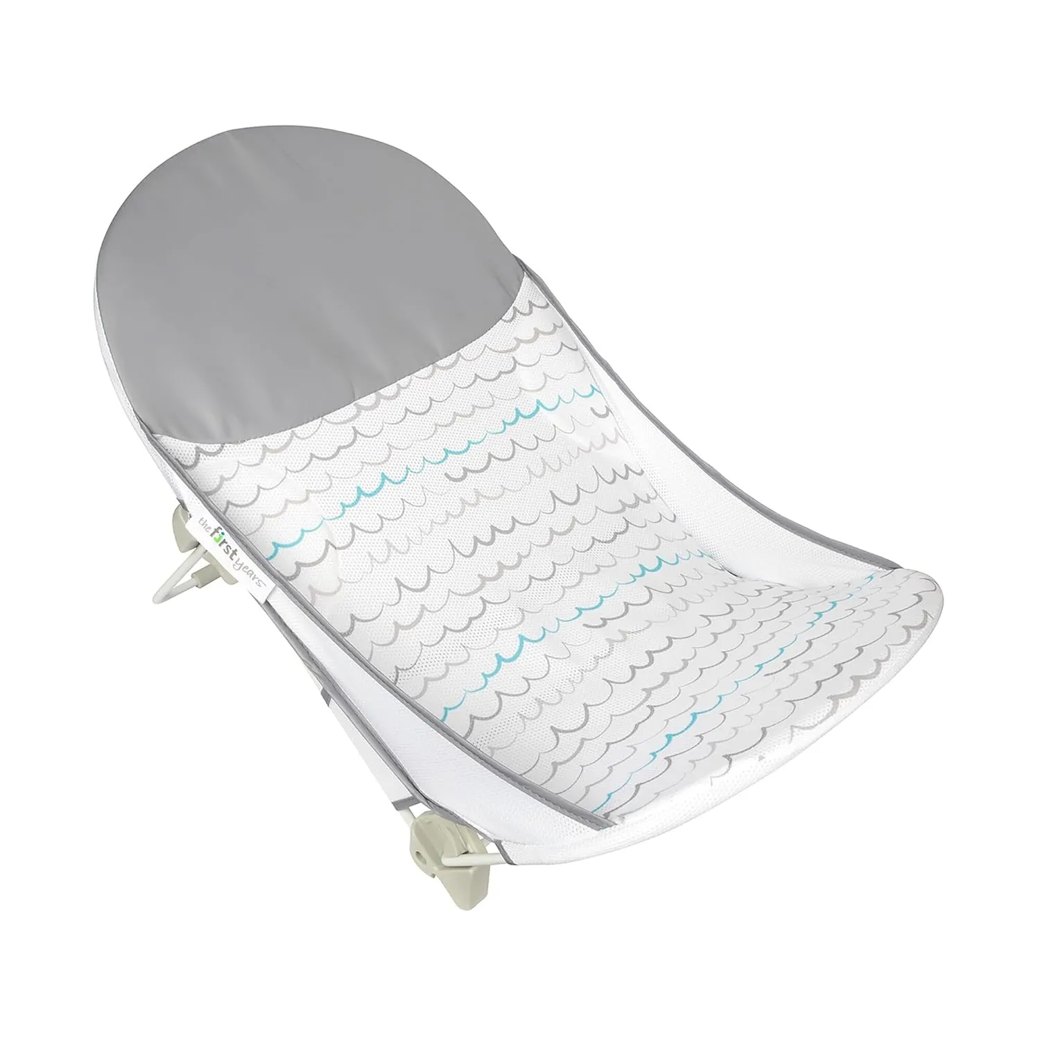 The First Years Sure Comfort Folding Baby Bather - Baby to Toddler Bath Tub - No-Slip Seat - for Sink or Tub Use