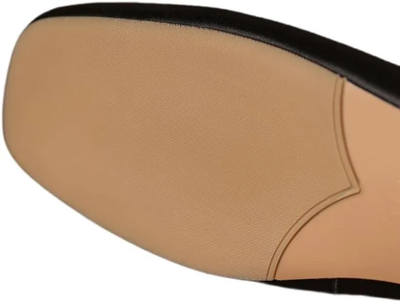TinaCus Handmade Women's Soft Satin Bow Slip On Square Toe Ballet Flats Shoes