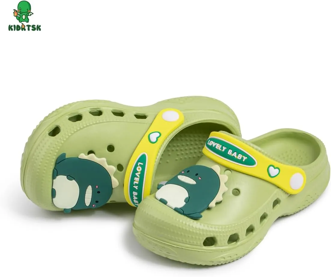 Toddler Kids Boys Girls Cute Garden Water Clogs Slip On Sandals Slides Lightweight Slipper Outdoor Summer Swimming Pool Infant Children Beach Pool Shoes
