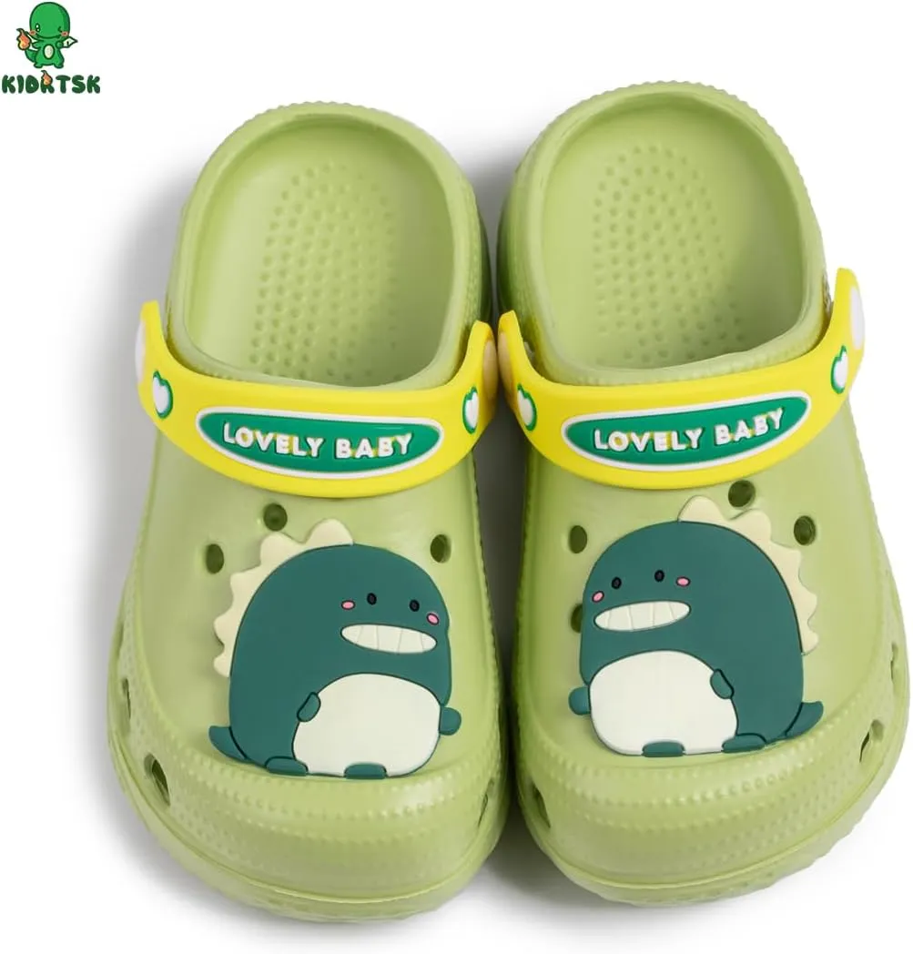 Toddler Kids Boys Girls Cute Garden Water Clogs Slip On Sandals Slides Lightweight Slipper Outdoor Summer Swimming Pool Infant Children Beach Pool Shoes