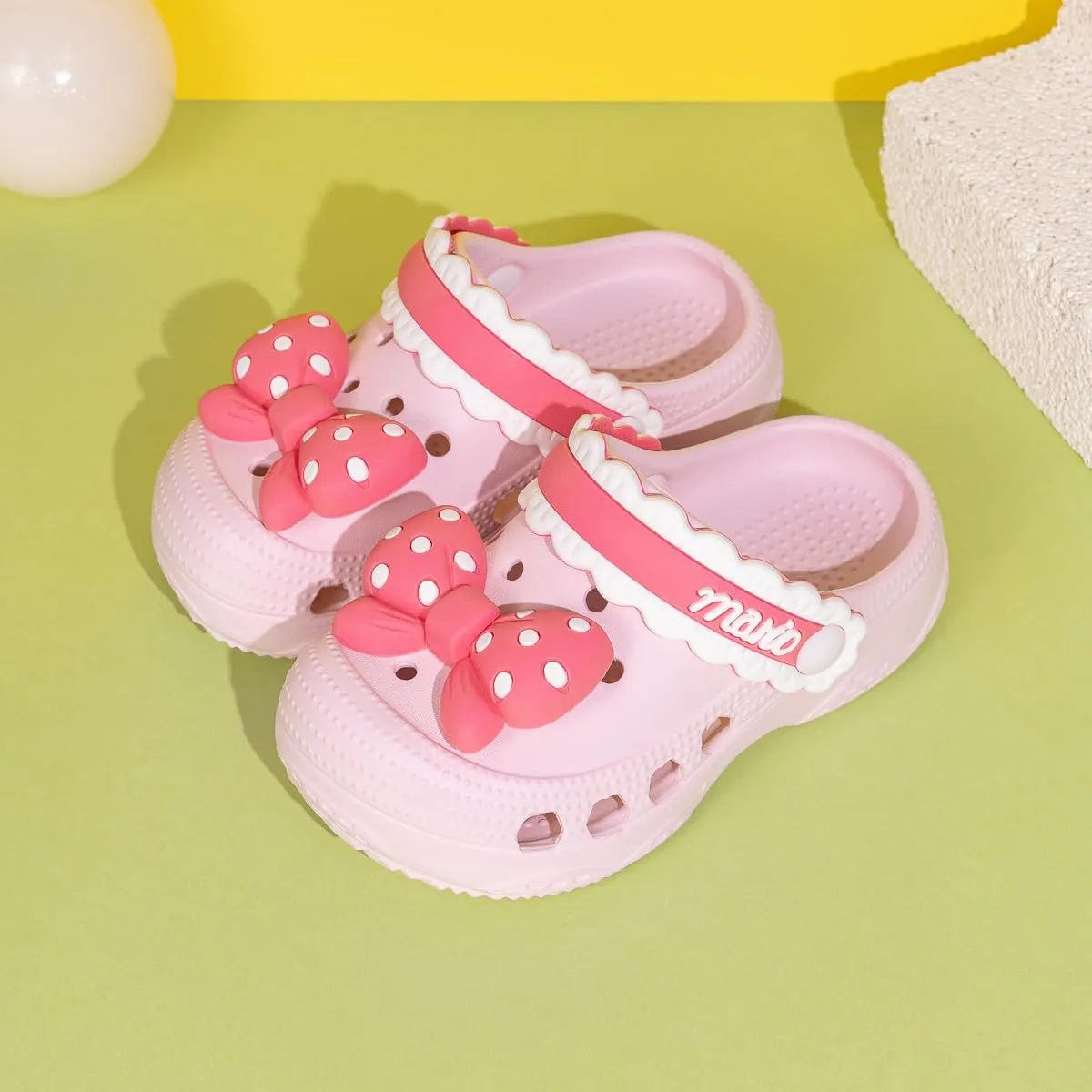 Toddler Kids Boys Girls Cute Garden Water Clogs Slip On Sandals Slides Lightweight Slipper Outdoor Summer Swimming Pool Infant Children Beach Pool Shoes