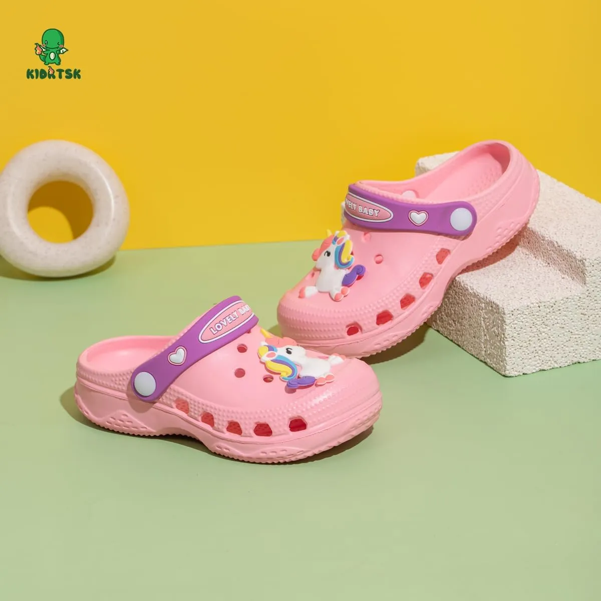 Toddler Kids Boys Girls Cute Garden Water Clogs Slip On Sandals Slides Lightweight Slipper Outdoor Summer Swimming Pool Infant Children Beach Pool Shoes