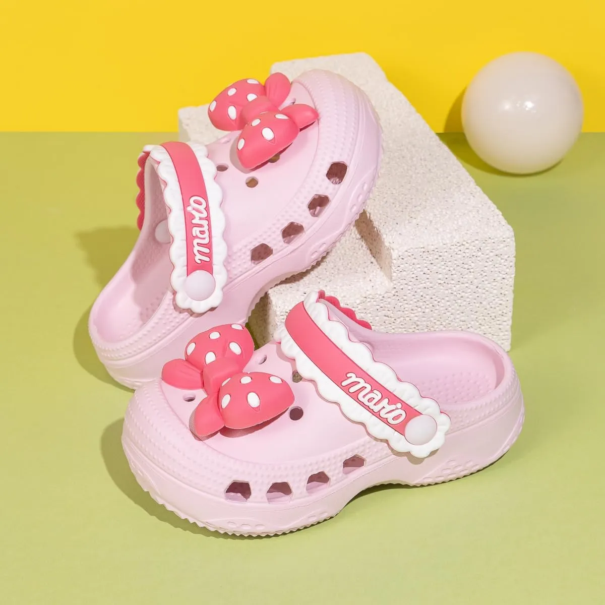 Toddler Kids Boys Girls Cute Garden Water Clogs Slip On Sandals Slides Lightweight Slipper Outdoor Summer Swimming Pool Infant Children Beach Pool Shoes
