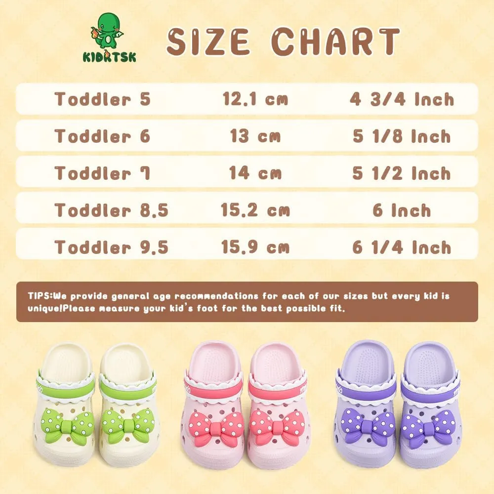 Toddler Kids Boys Girls Cute Garden Water Clogs Slip On Sandals Slides Lightweight Slipper Outdoor Summer Swimming Pool Infant Children Beach Pool Shoes