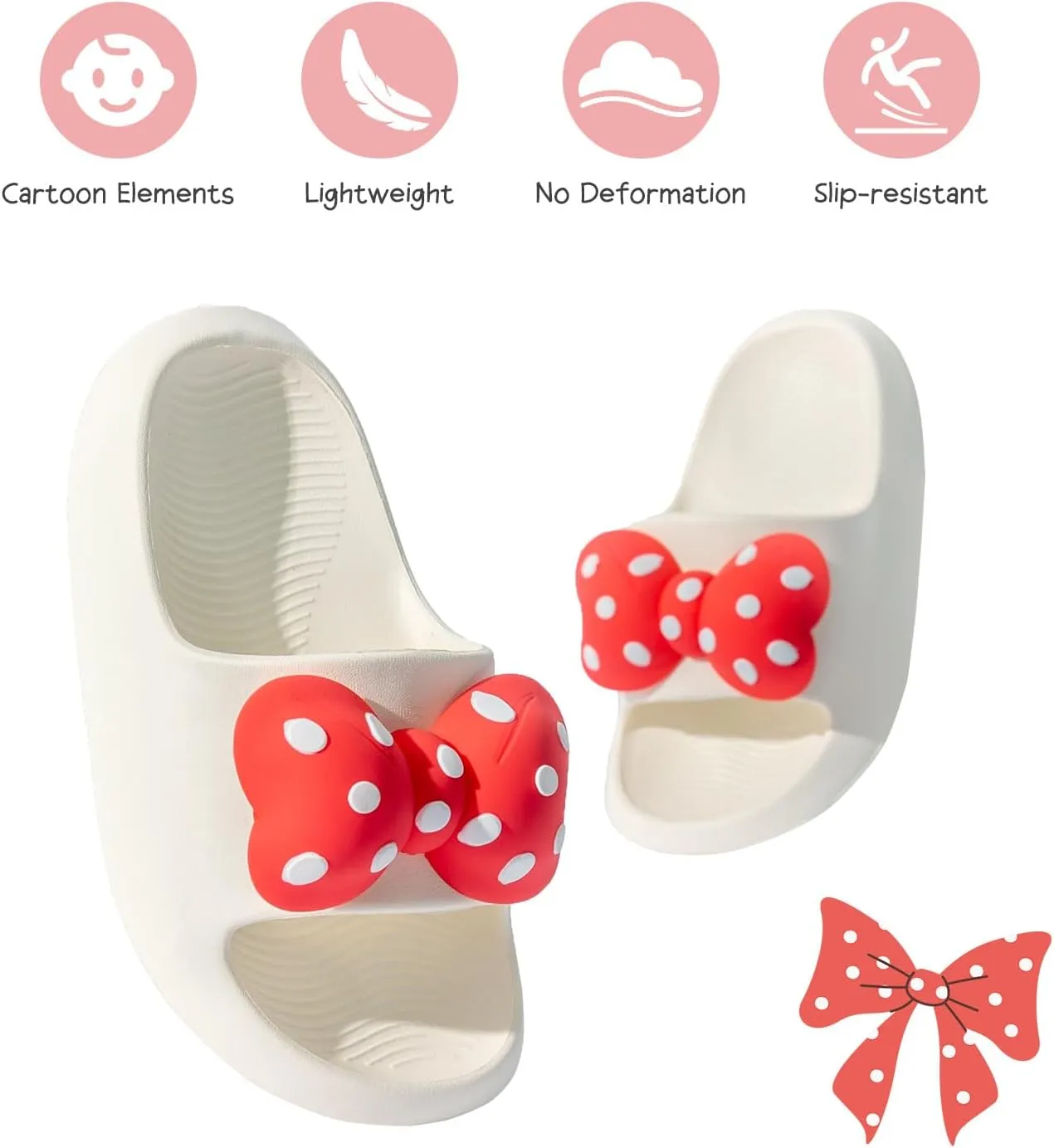 Toddler Slides Girls Boys Slipper Unisex Kids Slide Sandals for Kids Flip Flops Comfy Shower Slippers Beach Garden Shoes