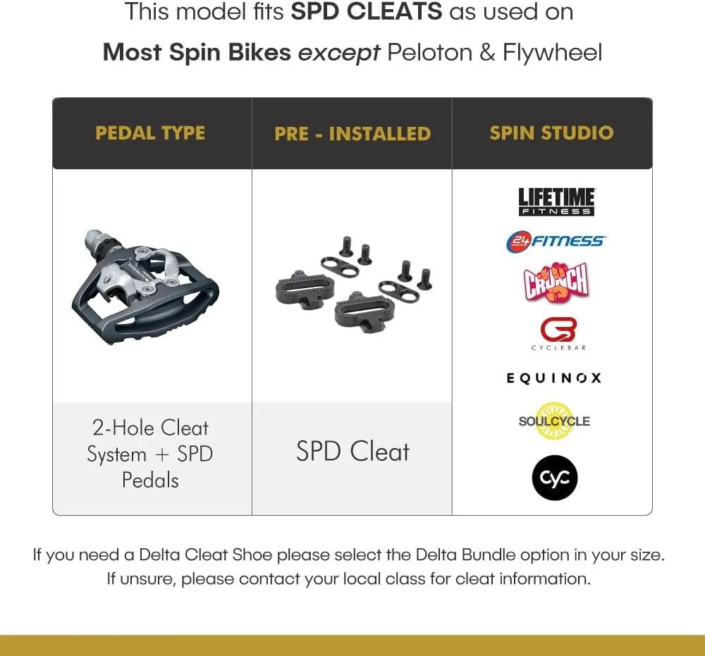 Tommaso Pista Elite SPD & Peloton Shoes for Women—Ready to Ride with Peloton Delta Cleat or SPD Cleats for Road Bicycles & Most Indoor Bikes—Explore Vareity Cycling Shoes & Bike Accessories