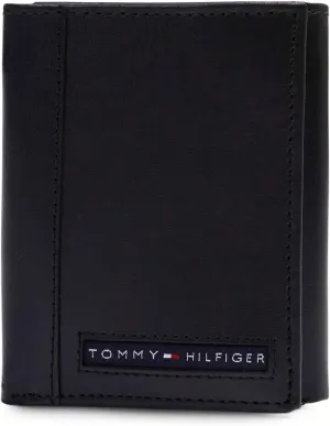 Tommy Hilfiger Men's Trifold Wallet-Sleek and Slim