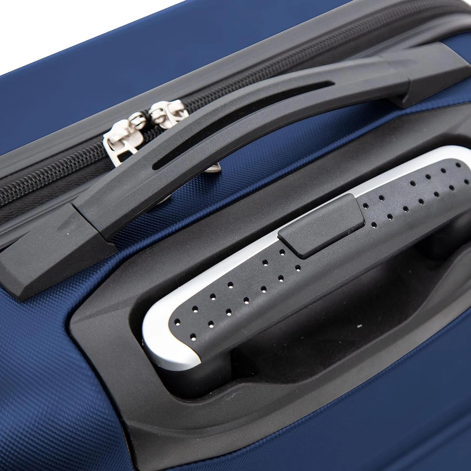 Travelers Club Harper Luggage, Navy, 20-Inch Carry-On