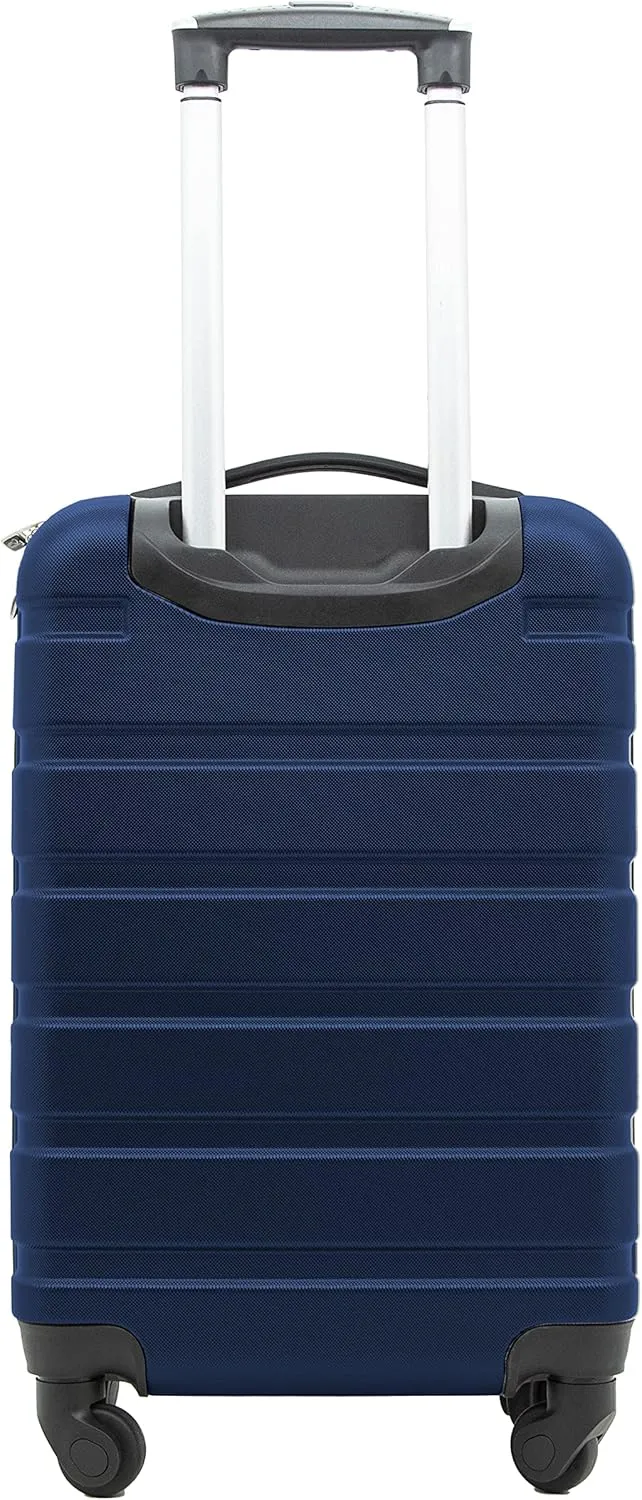 Travelers Club Harper Luggage, Navy, 20-Inch Carry-On