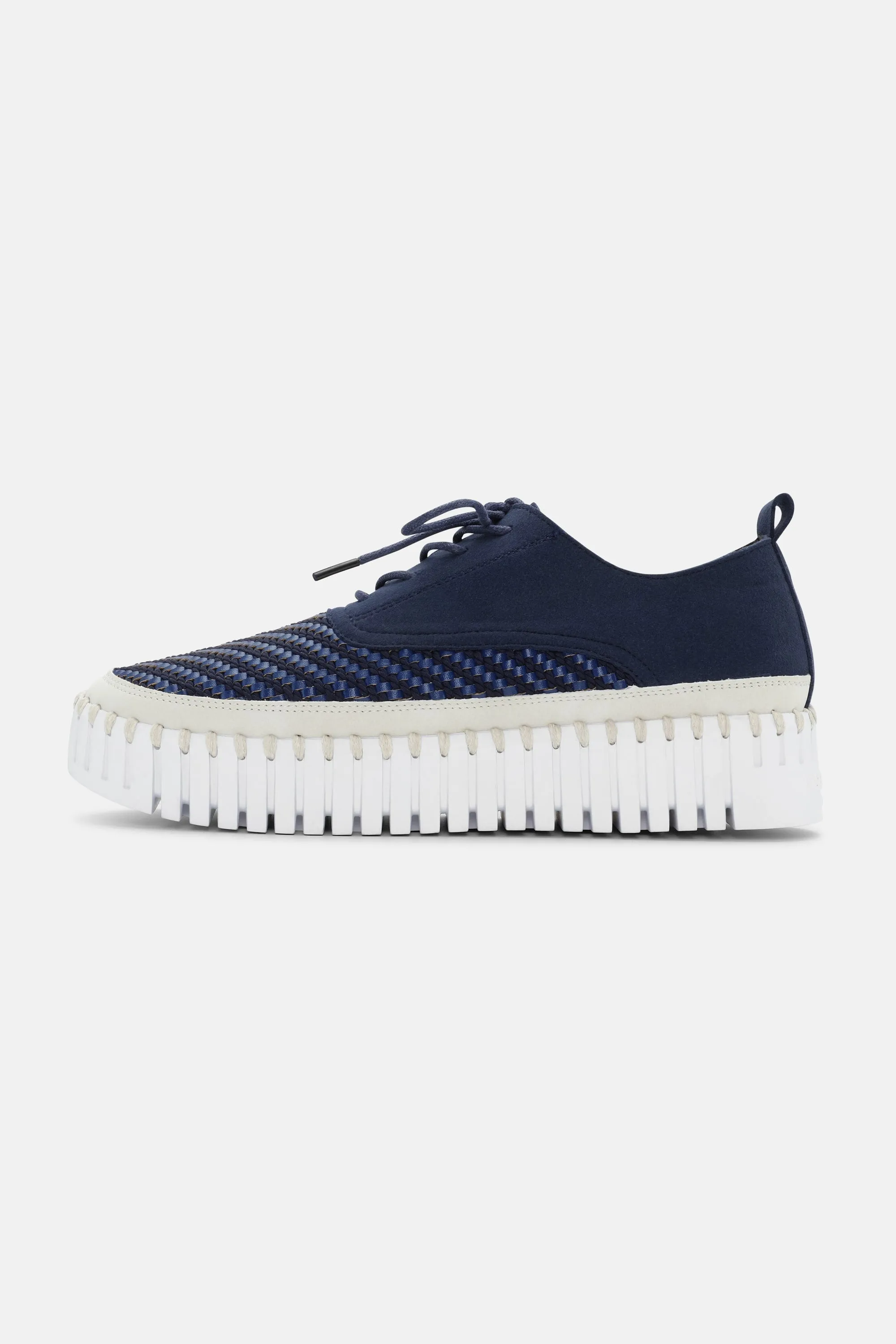 Tulip Slipper Mit Schnürung - Dark Indigo White
