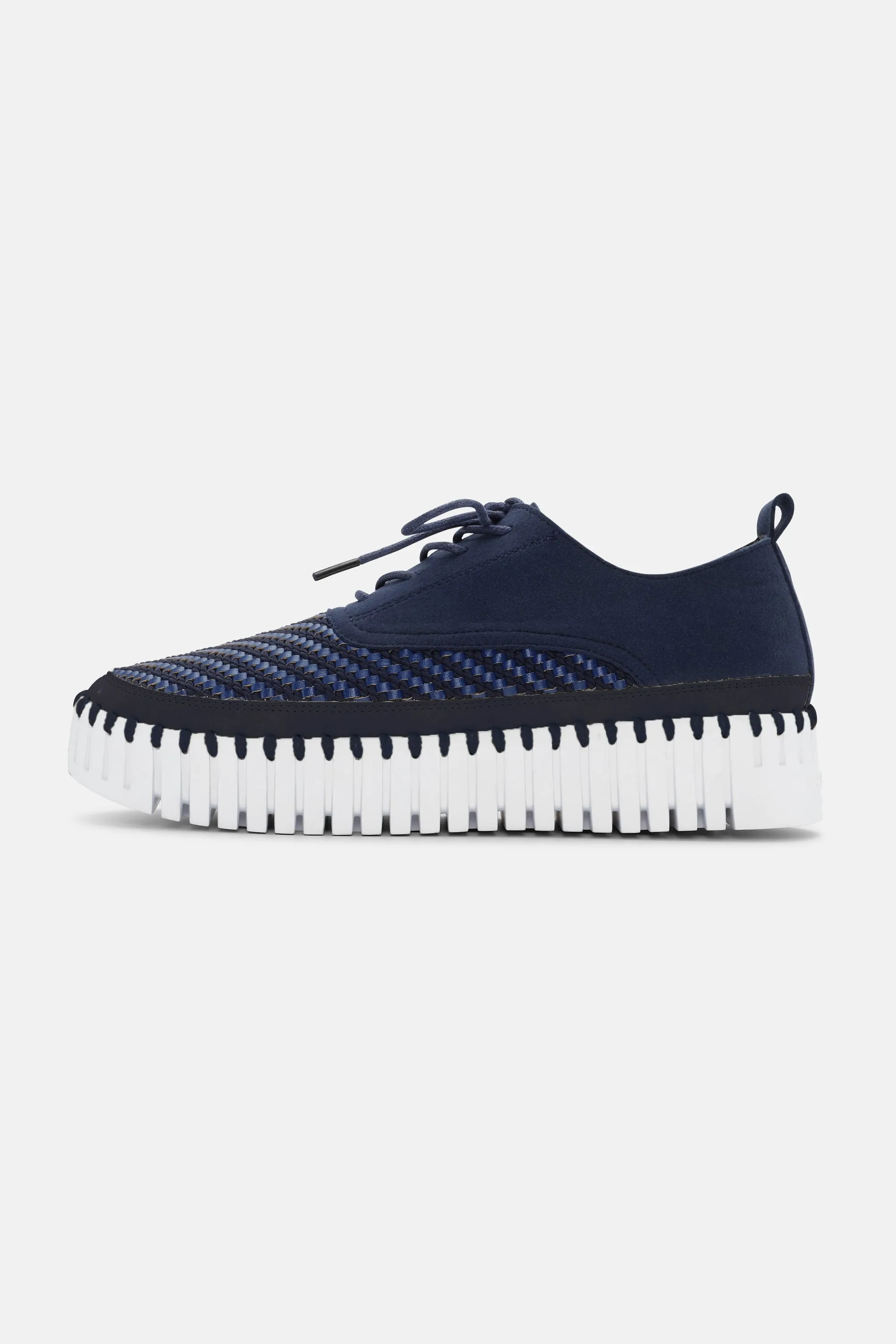 Tulip Slipper Mit Schnürung - Dark Indigo White