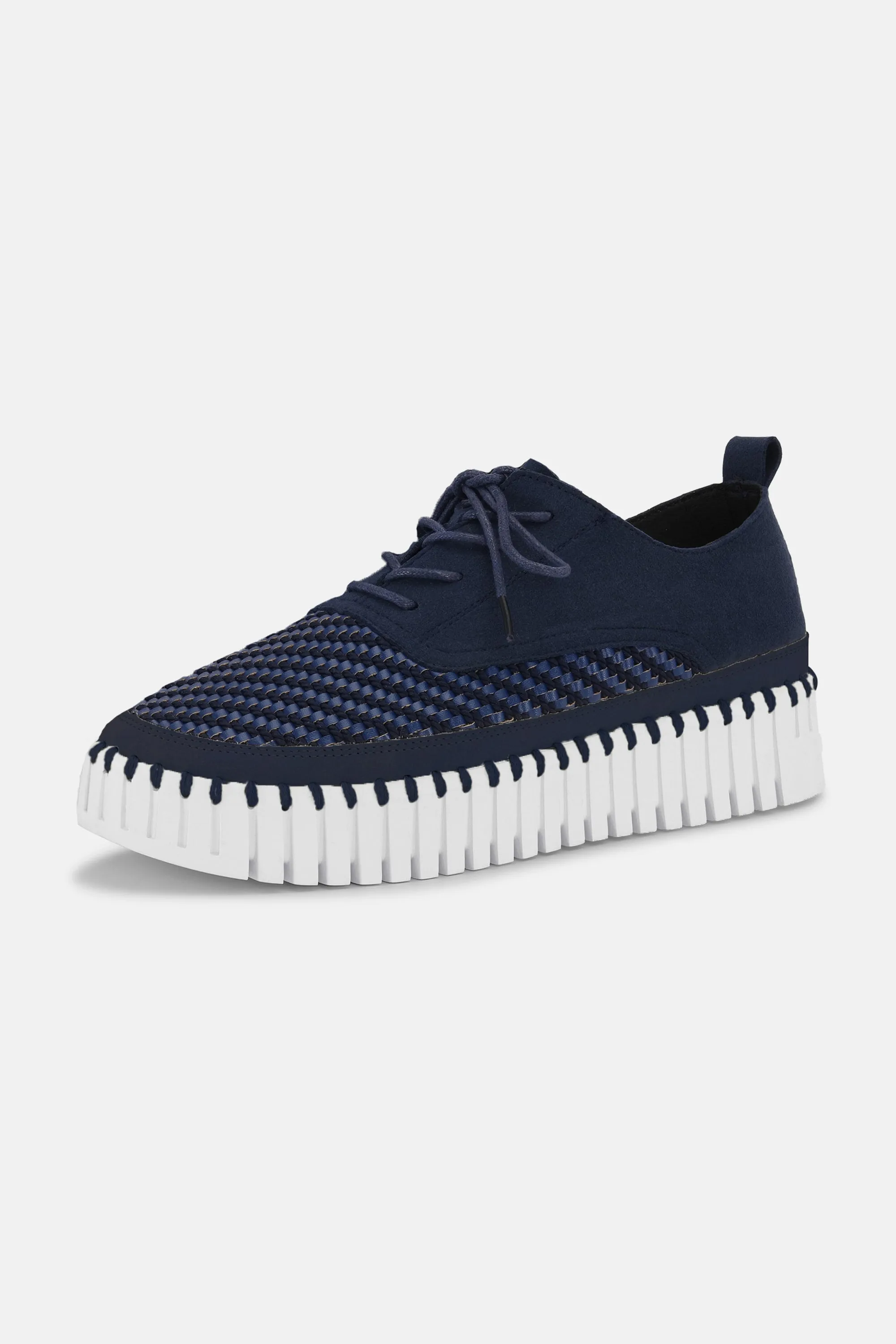 Tulip Slipper Mit Schnürung - Dark Indigo White