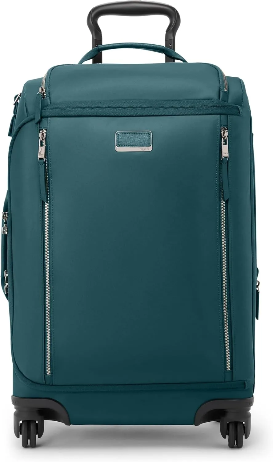 TUMI - Voyageur Leger 4 Wheel Carry-On Luggage - Lightweight and Spacious, Sleek Silhouette, Durable Women's Suitcase - 21.8" International Expandable Carry-On, Lagoon with Silver Hardware