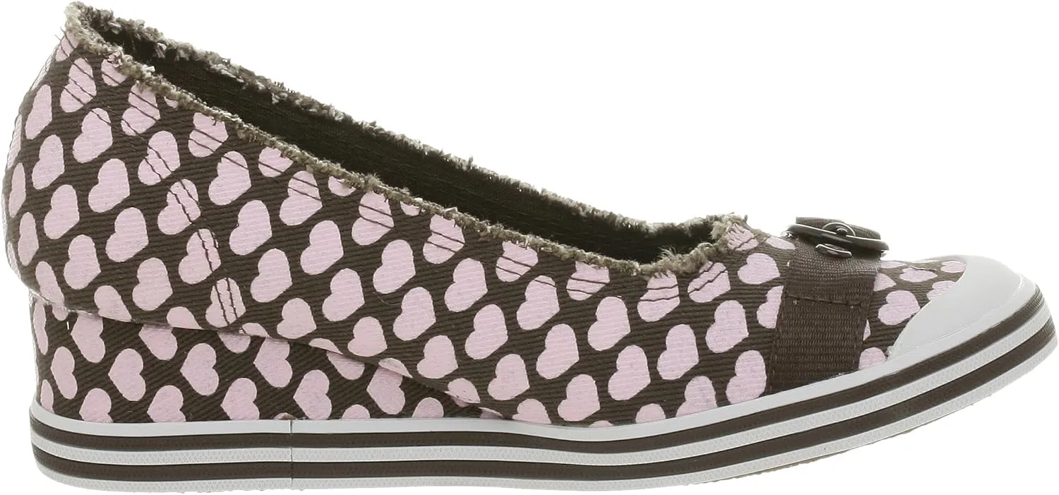 UNIONBAY Little Kid/Big Kid Peach-g Wedge Sneaker