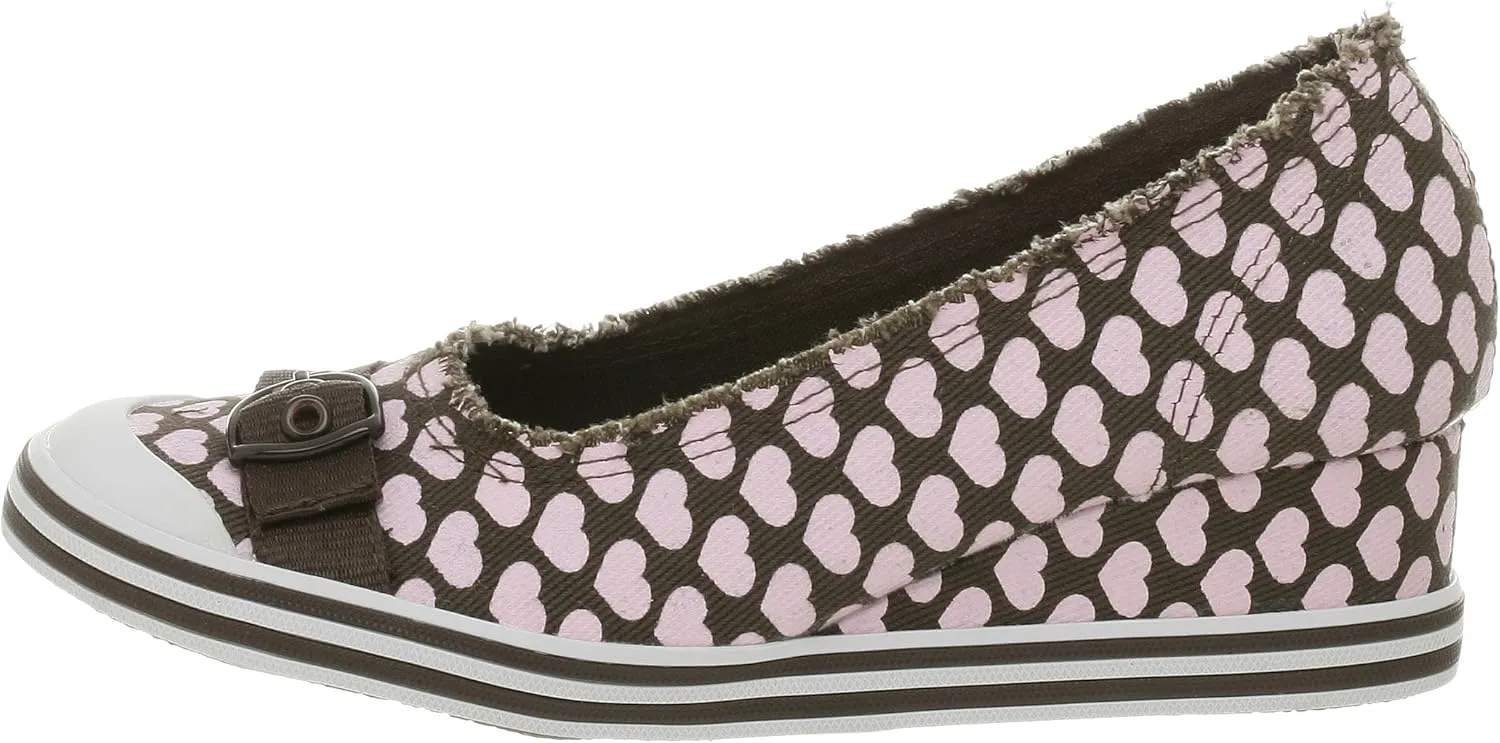 UNIONBAY Little Kid/Big Kid Peach-g Wedge Sneaker