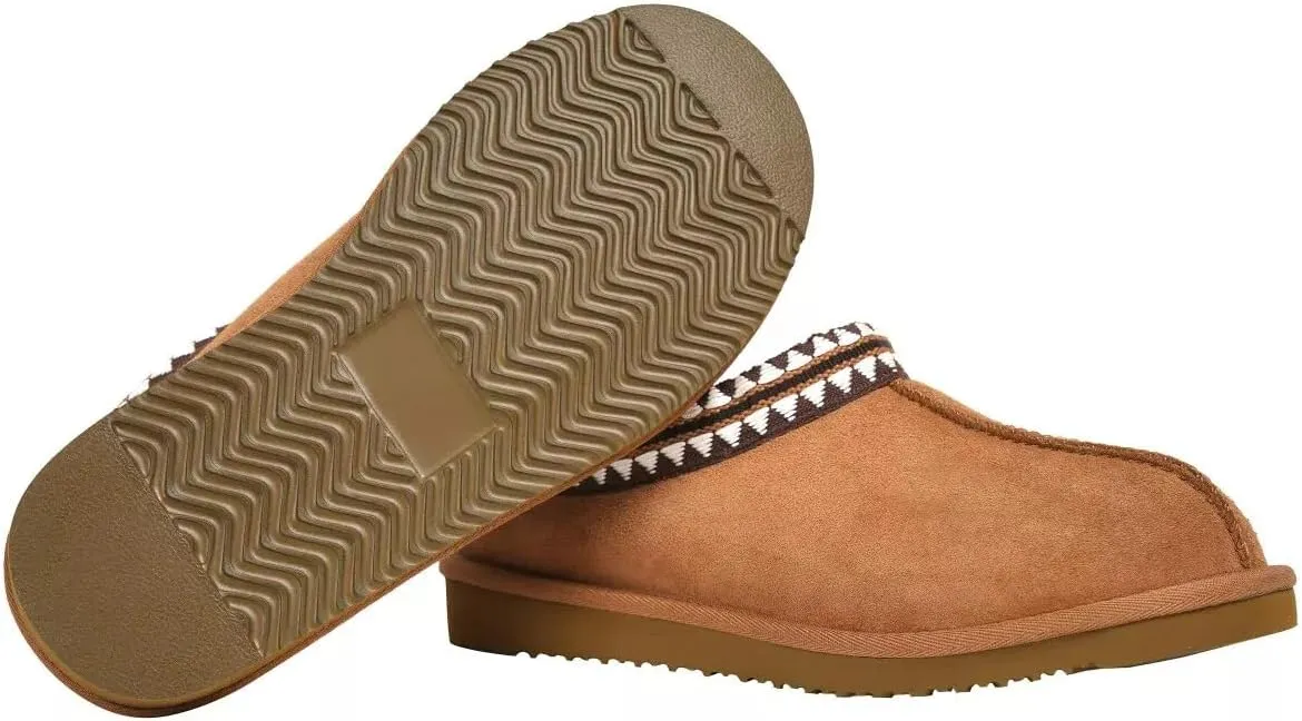 Unisex Shearling Slipper Havane