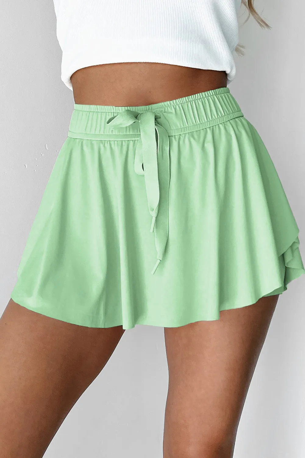 Vapor Green Tennis Skort – Light Green Lined Mini | Sneaker Match for Nike Air Zoom Vomero 5