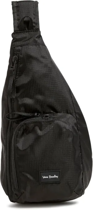 Vera Bradley Ripstop Mini Sling Backpack, Black