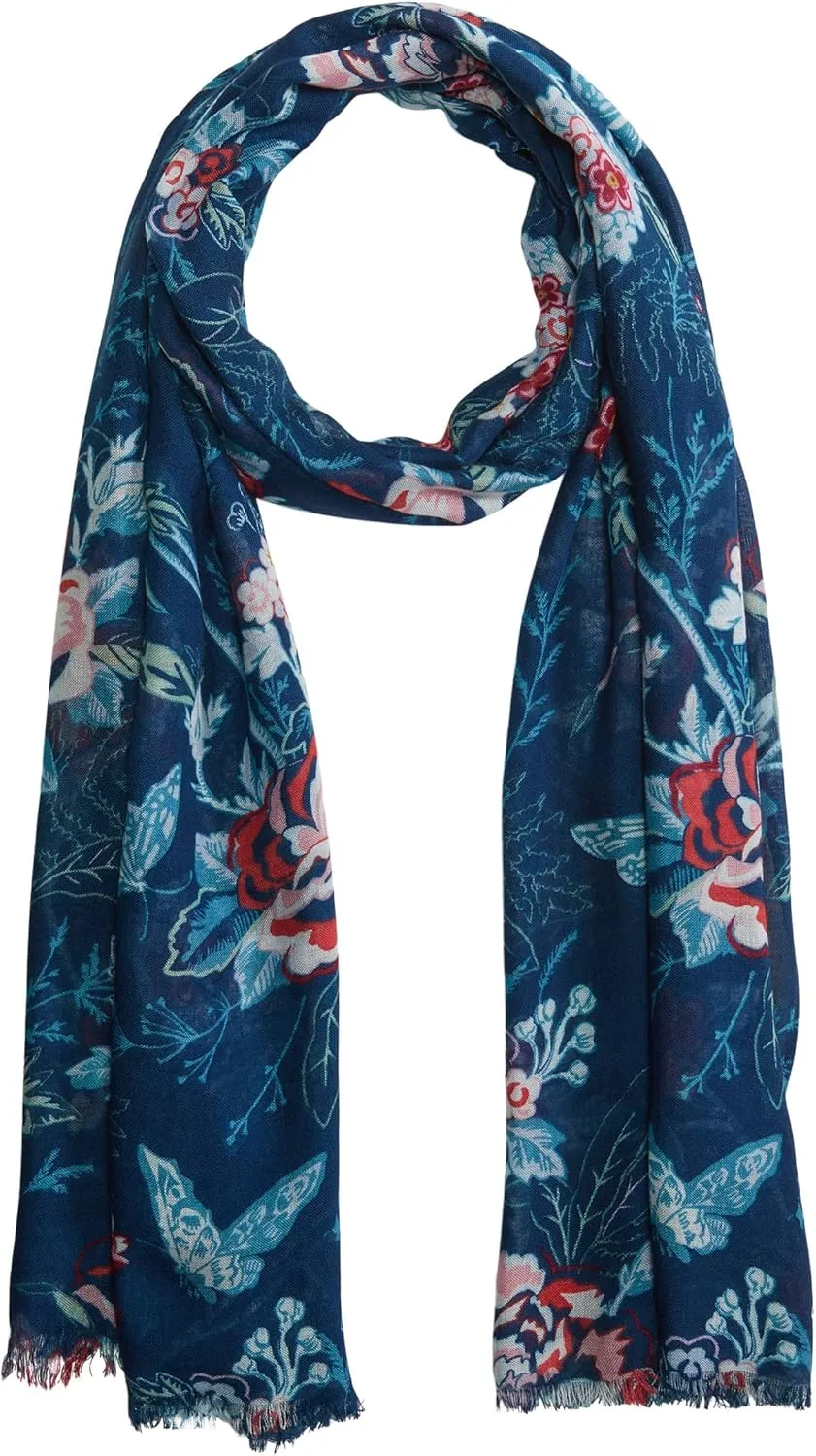 Vera Bradley Women's Lightweight Soft Fringe Scarf