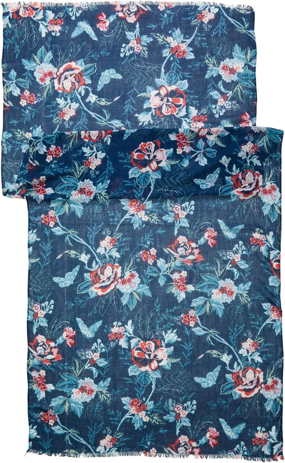 Vera Bradley Women's Lightweight Soft Fringe Scarf