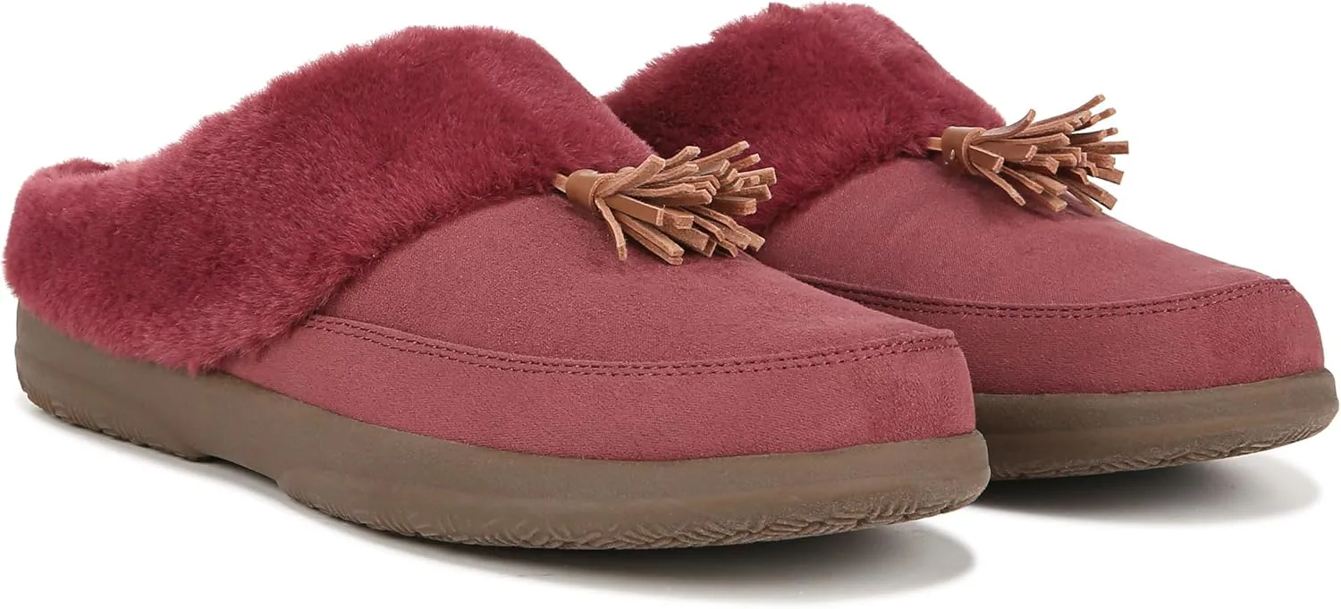 Vionic Cedar Perrin Women's Slip-On Cozy Slipper- Supporting Ladies Indoor/Outdoor Slippers that Include VIO MOTION Technology Orthotic Insole With Built-in Arch Support, Helps Heel Pain, Medium Fit