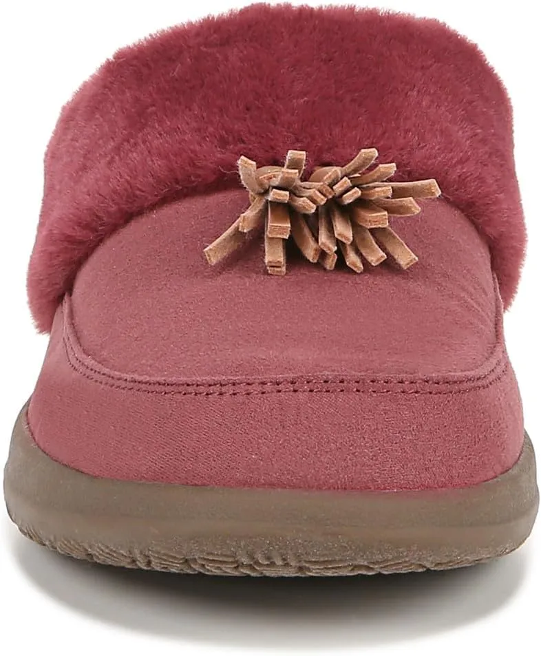 Vionic Cedar Perrin Women's Slip-On Cozy Slipper- Supporting Ladies Indoor/Outdoor Slippers that Include VIO MOTION Technology Orthotic Insole With Built-in Arch Support, Helps Heel Pain, Medium Fit