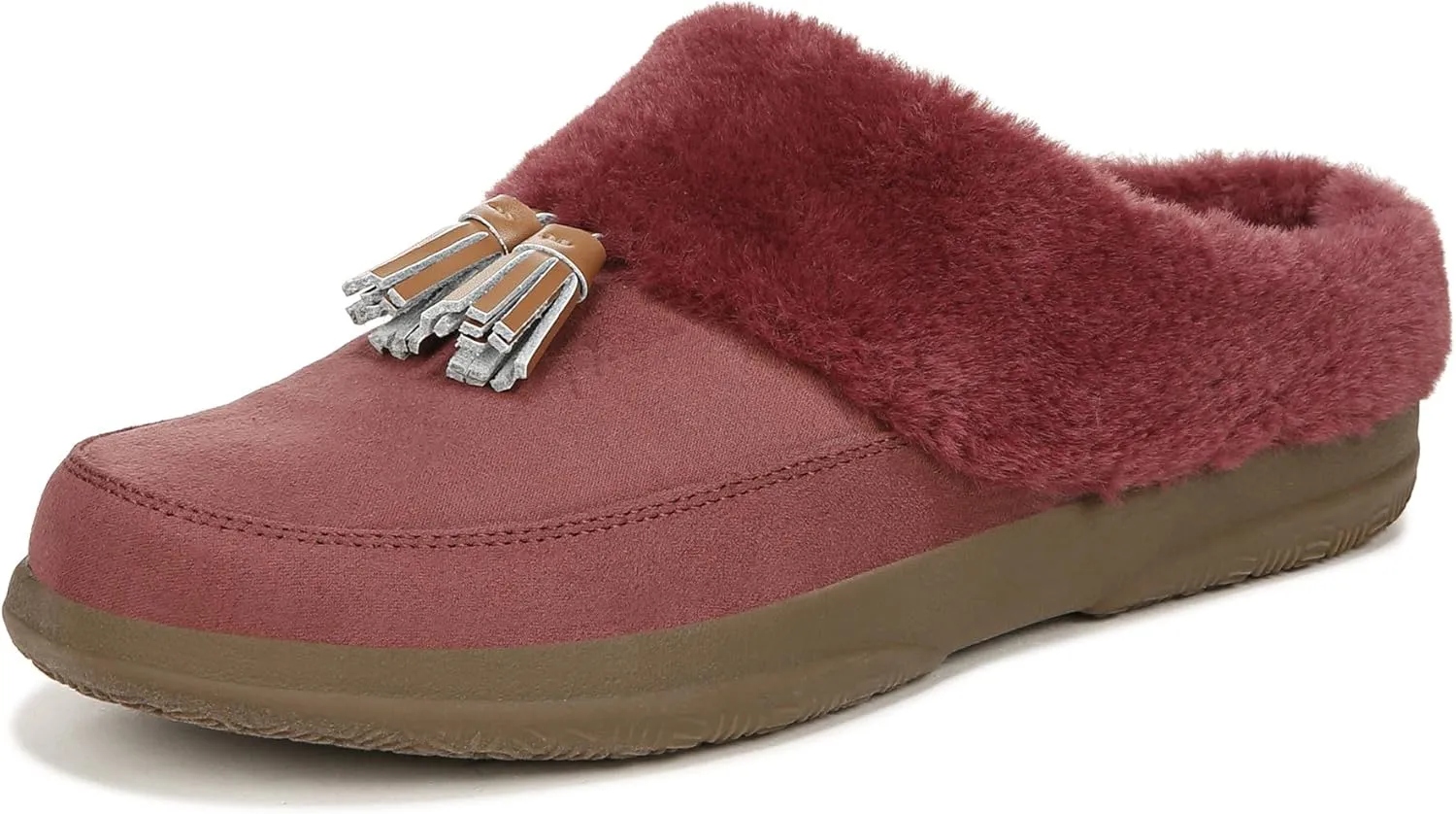 Vionic Cedar Perrin Women's Slip-On Cozy Slipper- Supporting Ladies Indoor/Outdoor Slippers that Include VIO MOTION Technology Orthotic Insole With Built-in Arch Support, Helps Heel Pain, Medium Fit