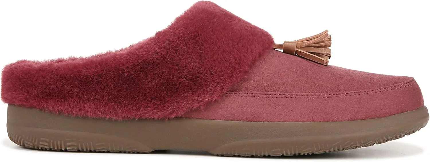 Vionic Cedar Perrin Women's Slip-On Cozy Slipper- Supporting Ladies Indoor/Outdoor Slippers that Include VIO MOTION Technology Orthotic Insole With Built-in Arch Support, Helps Heel Pain, Medium Fit