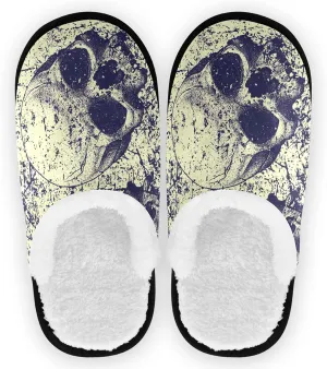 visesunny Women's Cozy Fuzzy Plush Fleece Slippers Soft Memory Foam Ladies House Shoes Warm Bedroom Flat Shoes Unisex Indoor Outdoor