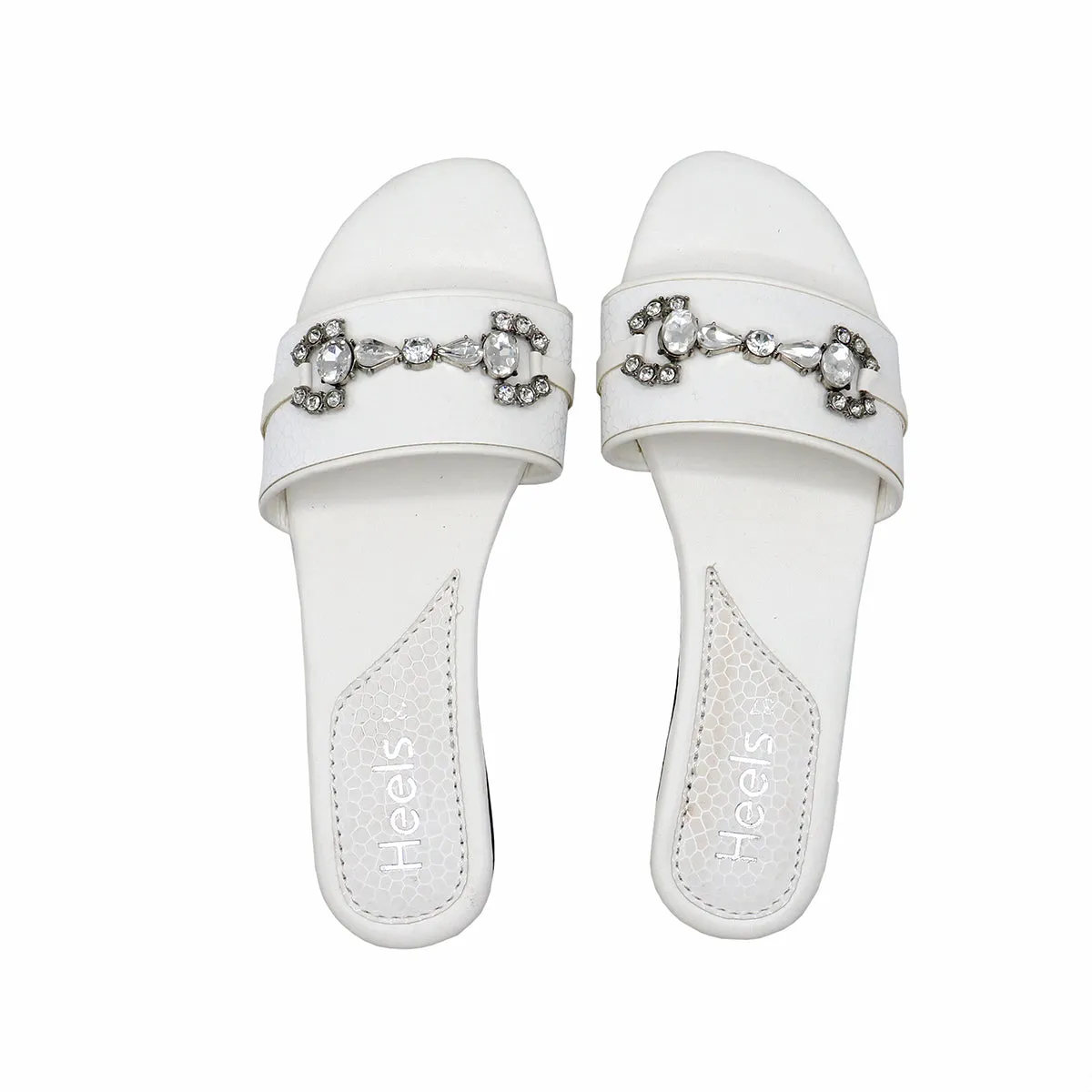 White Casual Slipper 000370