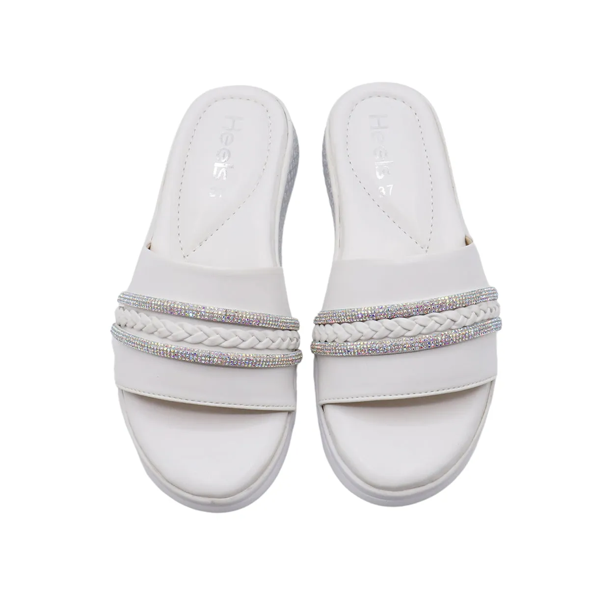 White Casual Slipper LCL760002