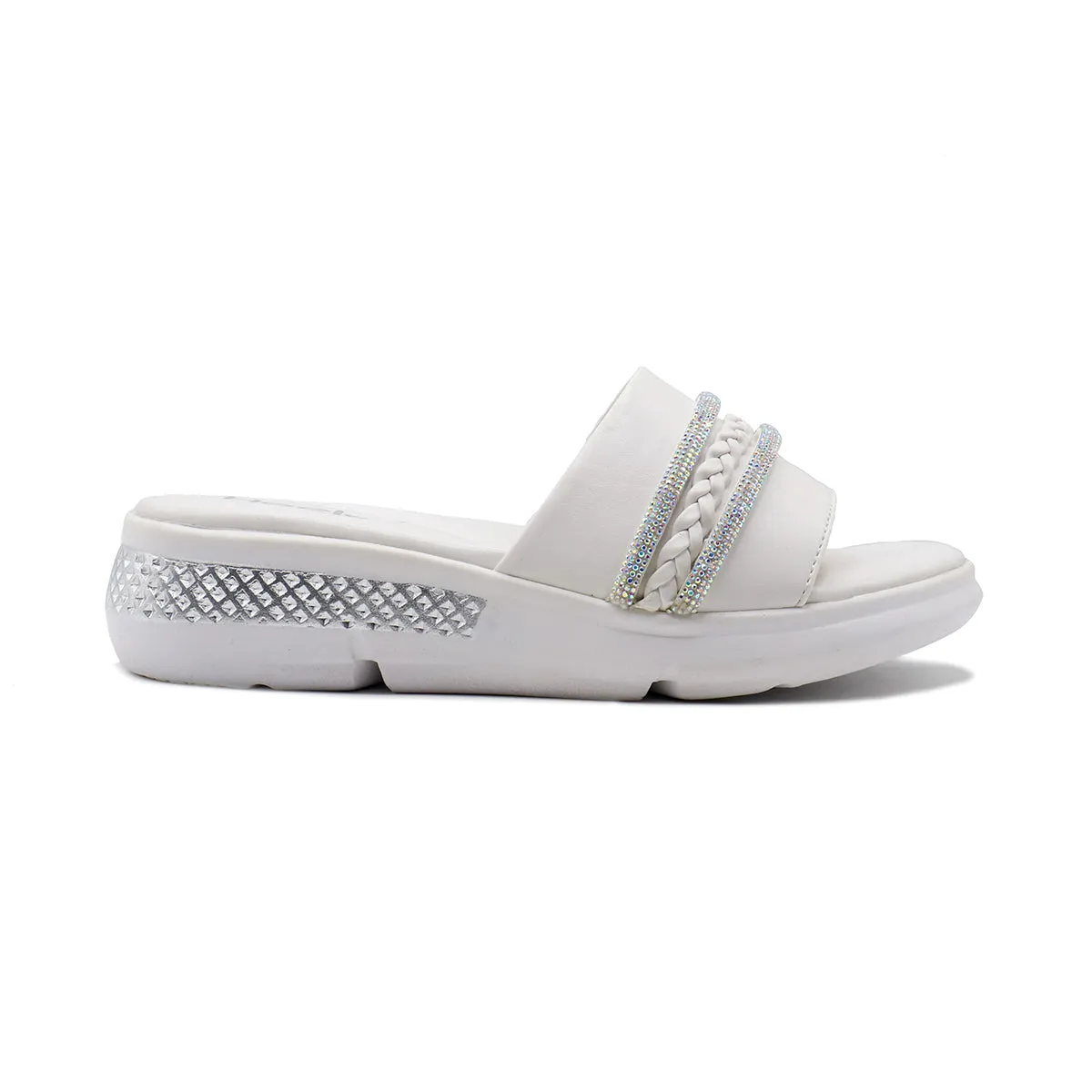 White Casual Slipper LCL760002