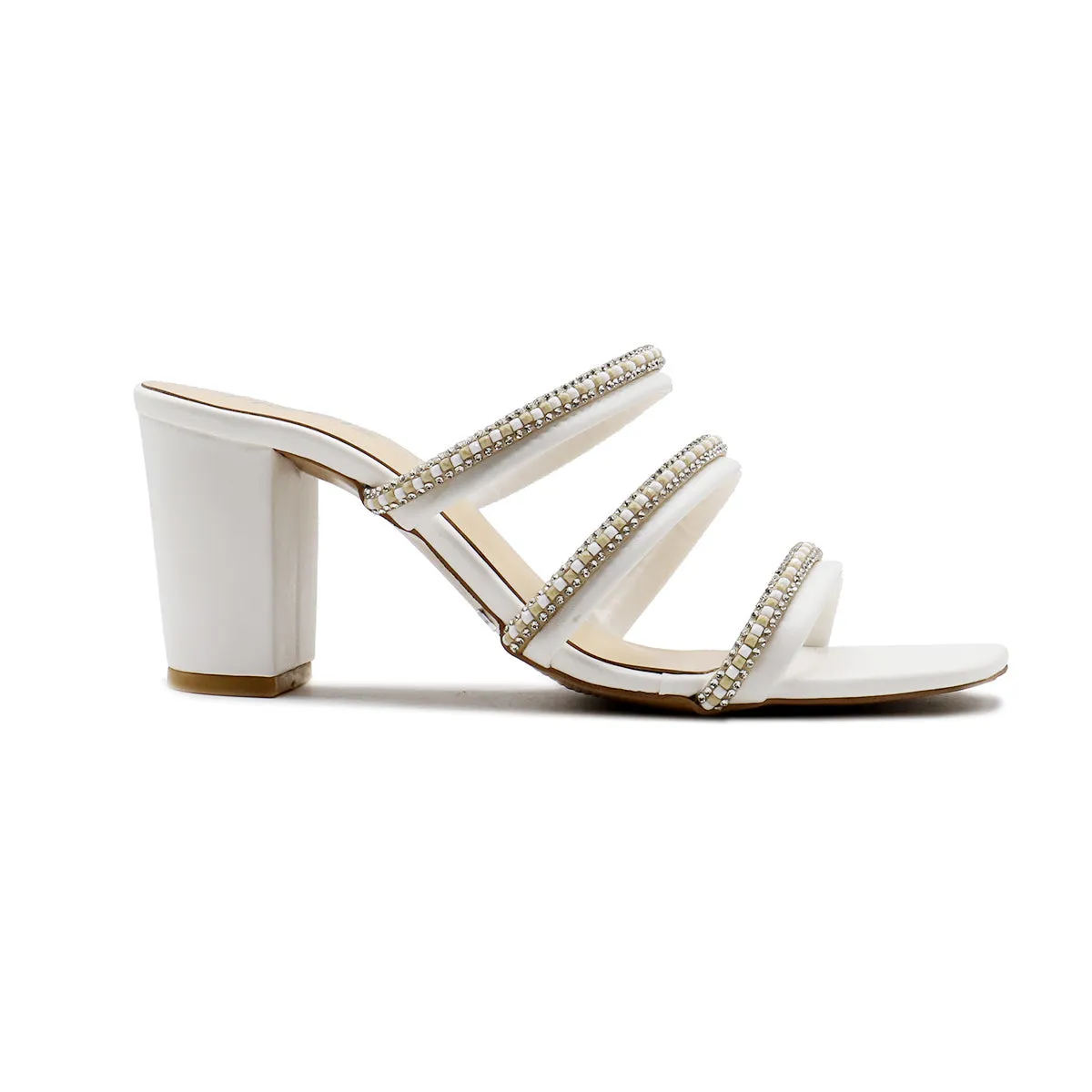 White Formal Slipper L00400013