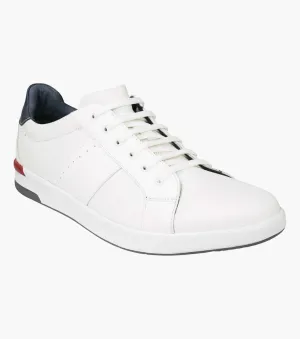 WHITE TUMBLED-CROSSOVER LACE