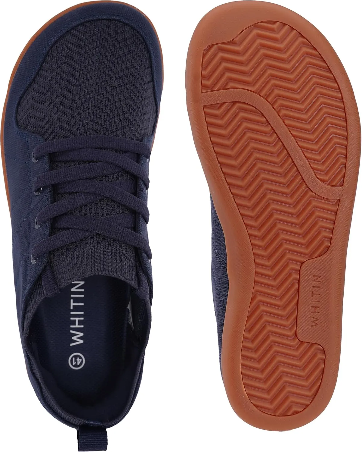 WHITIN Men's Slip-on Minimalist Barefoot Shoes | Zero Drop Sole | Wide Toe Box