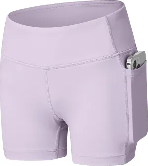 Willit Girls Swim Shorts with Pockets UPF 50  Sun Protection Swimming Bottom