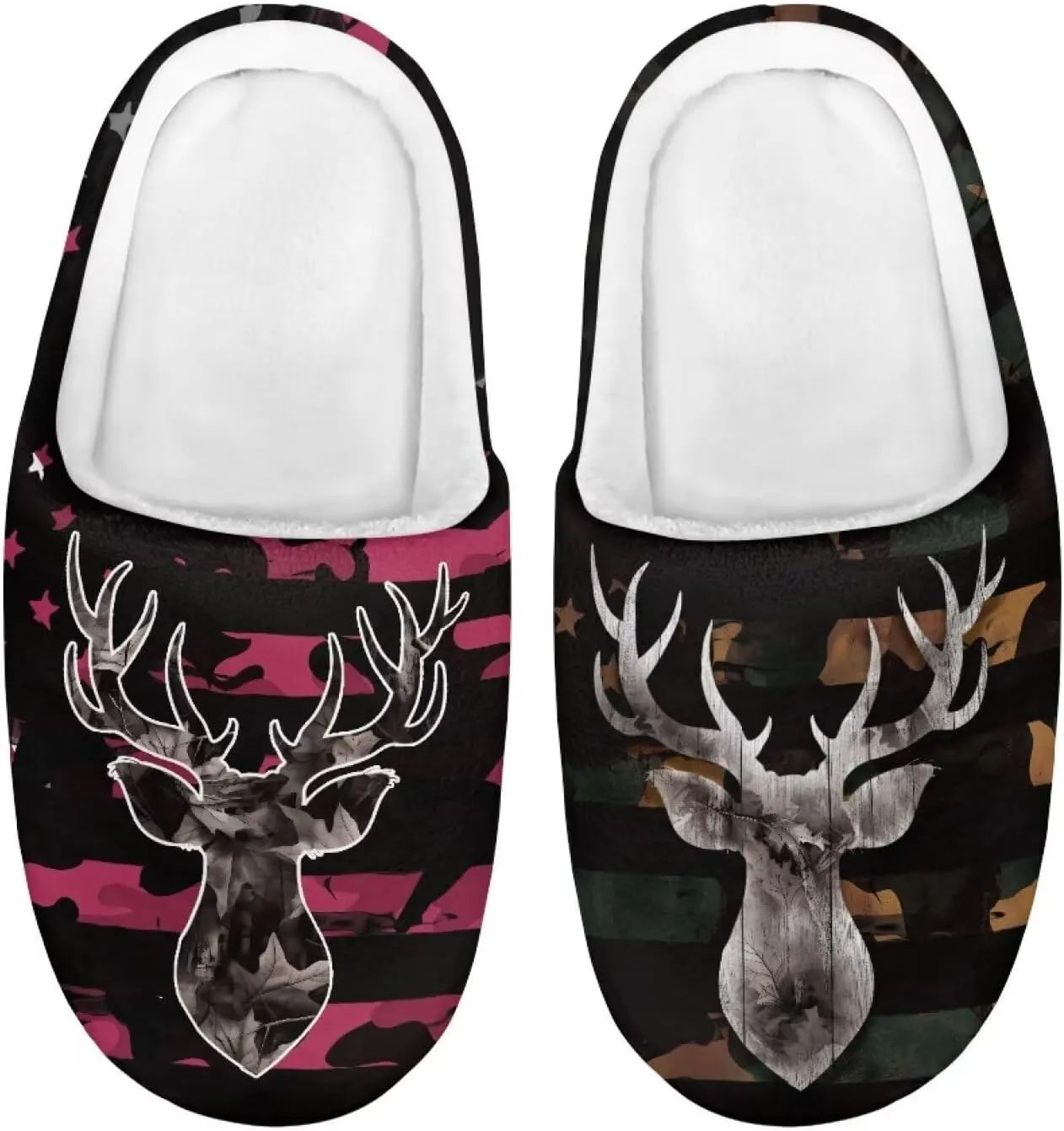 Winter Warm Slippers for Girls Kids Boys Size 9-15 Indoor Outdoor Fuzzy Slippers