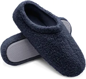 Women House Fuzzy Slippers - Lightweight Comfy Memory Foam Cozy Warm Fluffy Non-slip Indoor Slippers Size US 5-12
