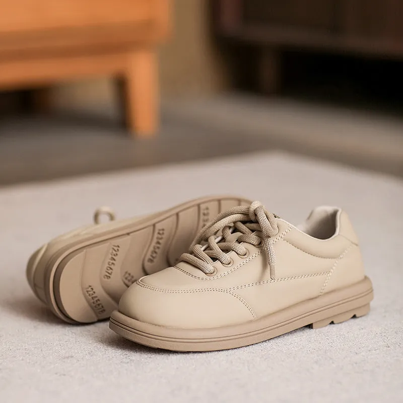 Women Minimalist Soft Leather Flat Casual Shoes