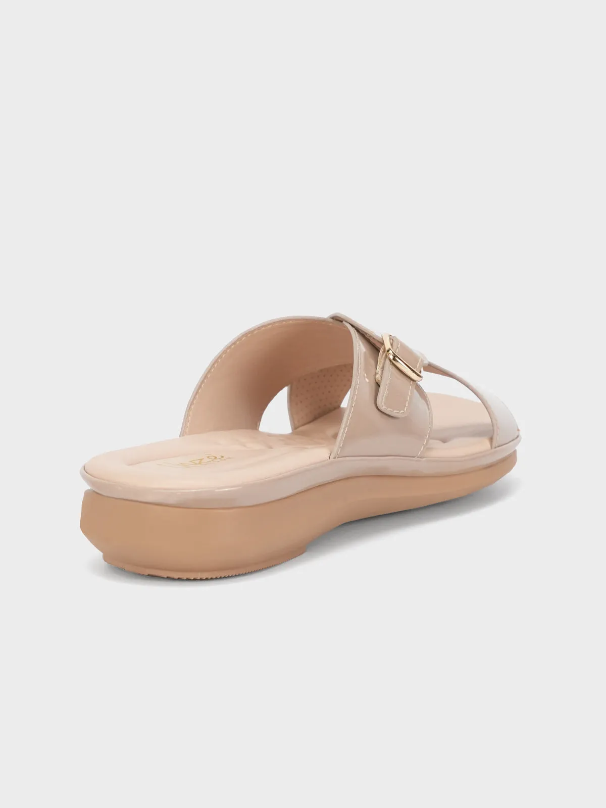 Women "CRESIDA" Crossover Comfy Flat Slippers