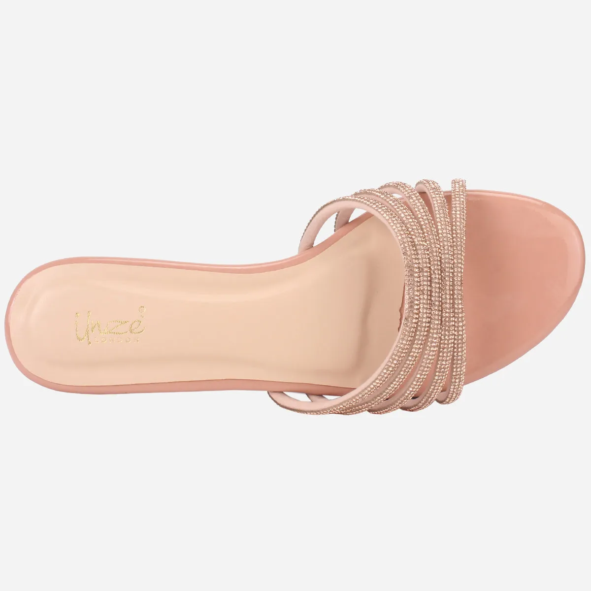 Women "MINNIE" Summer Embellished Flat Slippers