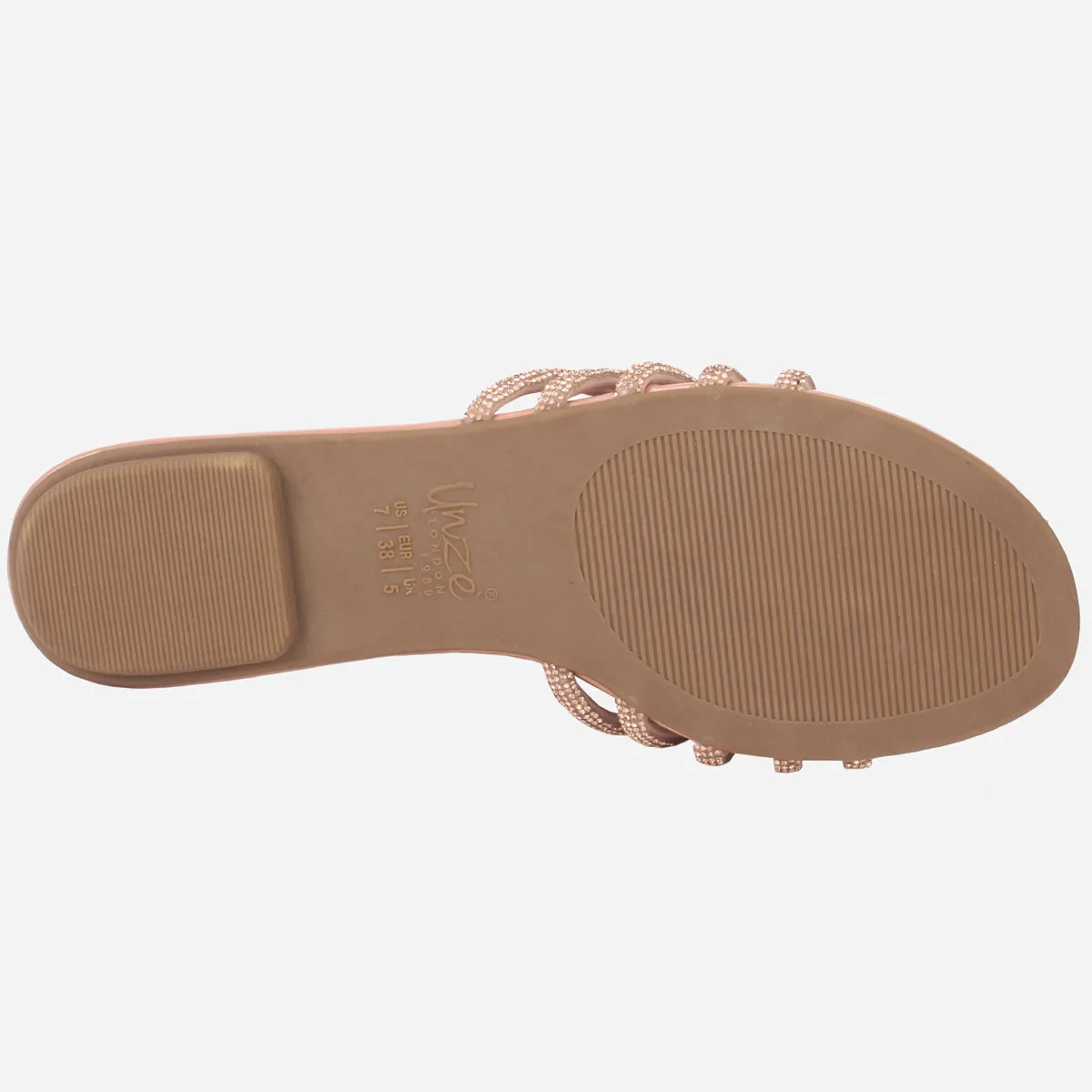 Women "MINNIE" Summer Embellished Flat Slippers