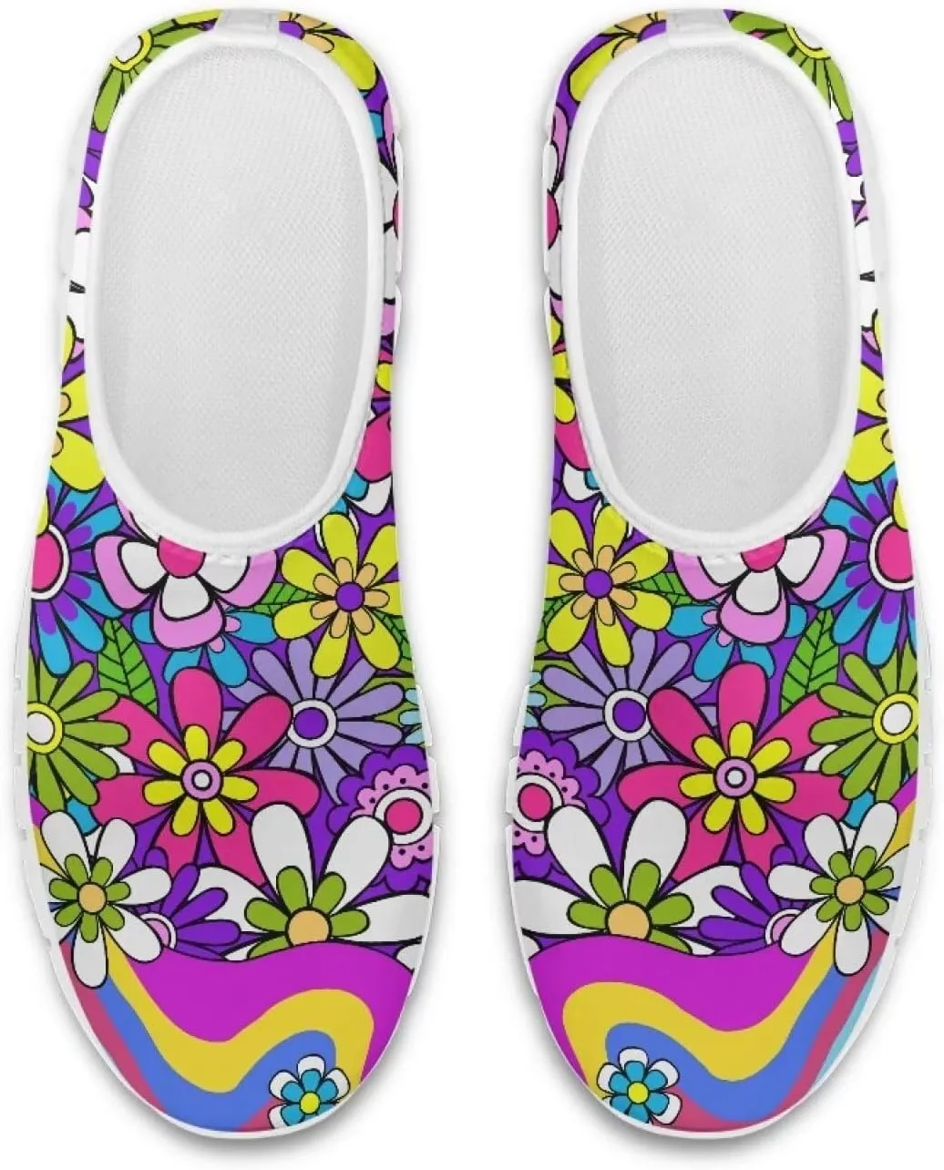 Women's Casual Flat Shoes Slip On Sneakers Lightweight Comfort Soft Loafers Running Walking Dress Shoes