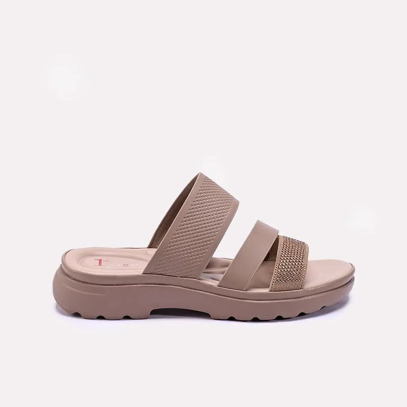 Womens Fawn Comfy Casual Slippers 0413317