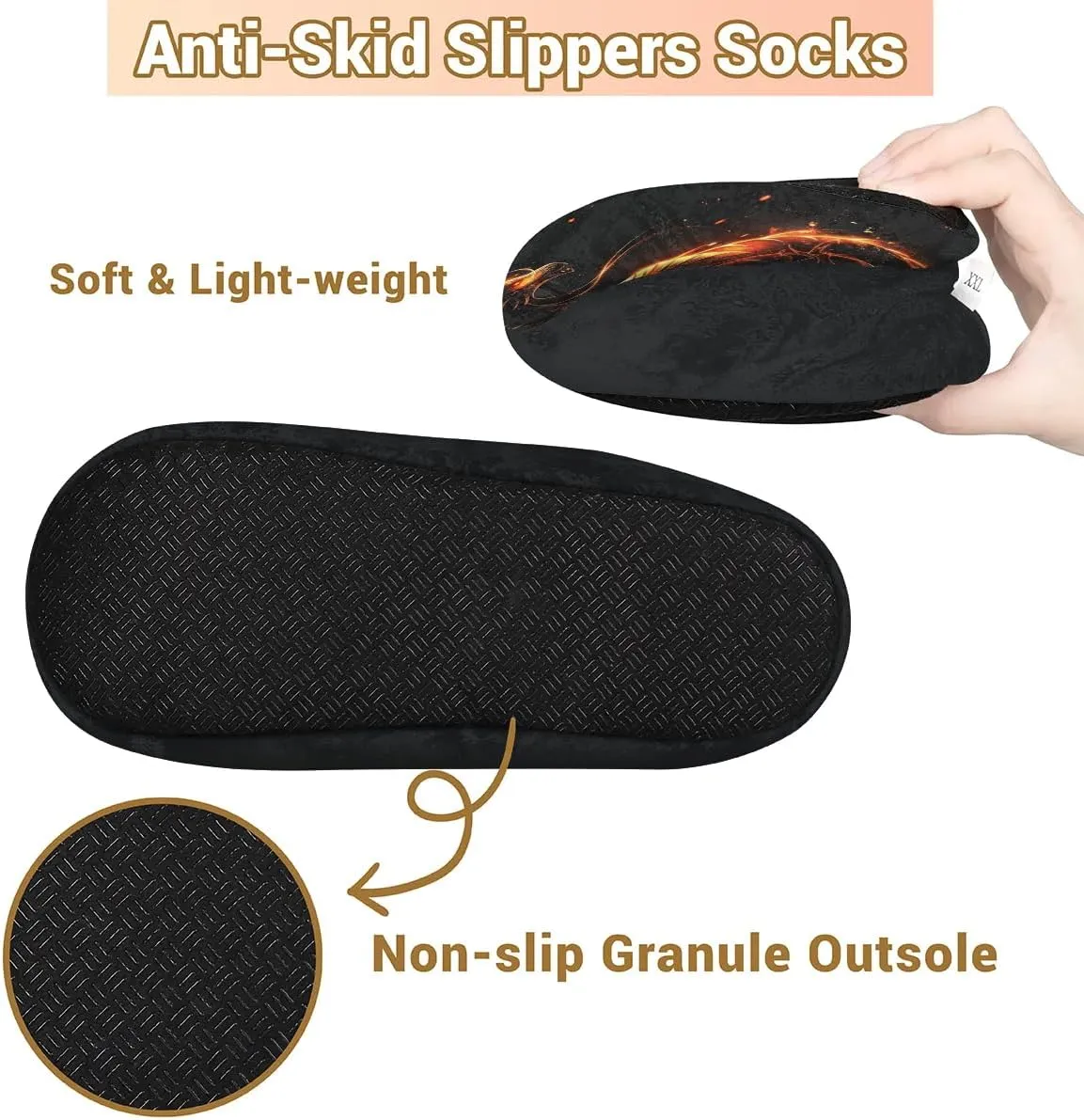 Women's Fuzzy Slippers Fluffy Winter House Shoes for Women Men Indoor and Outdoor Bedroom Shoes Warm Comfy Home Slippers