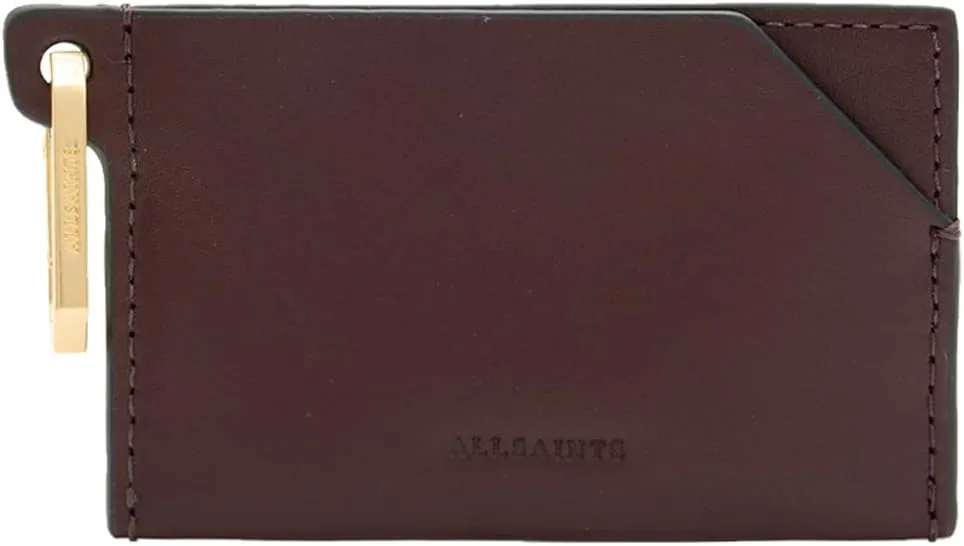 Women's HEX CARDHOLDER, Burnt RED