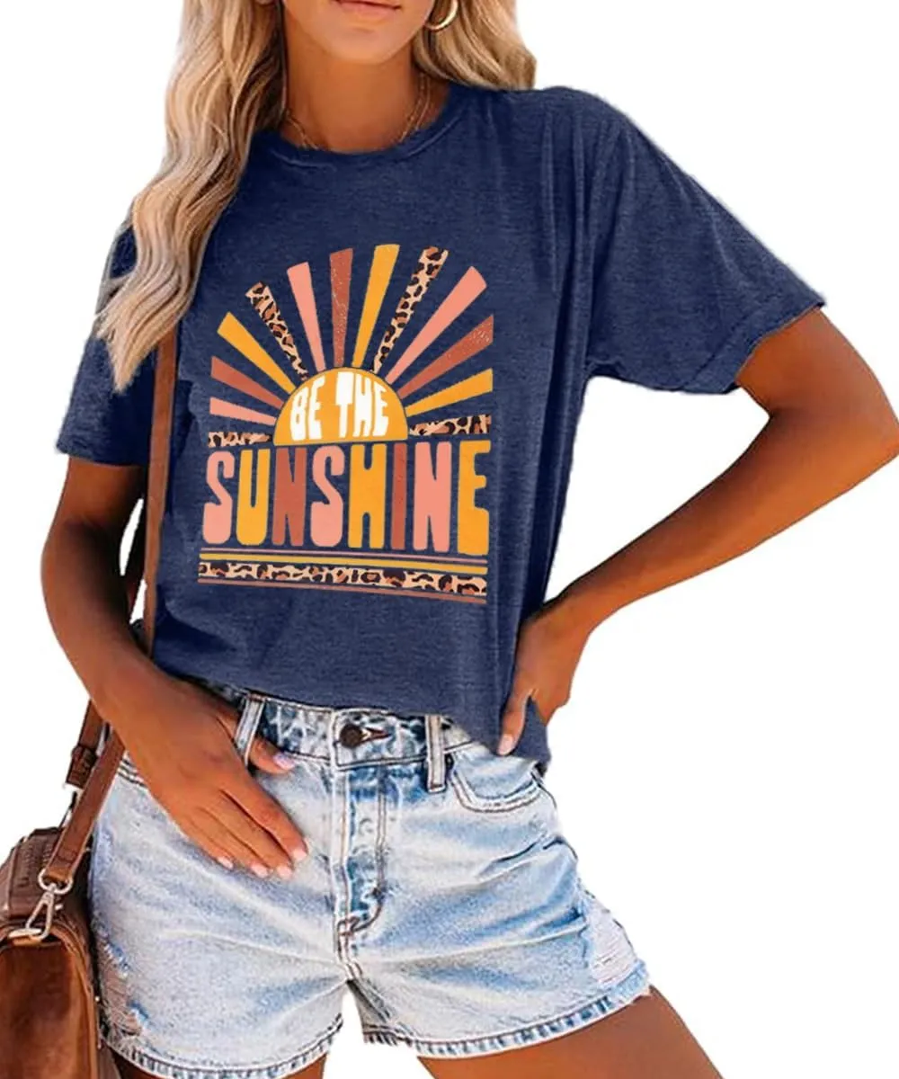 Womens Hiking Camping Graphic Tee Summer Outdoor Workout Casual Short Sleeve Top Christian T Shirt