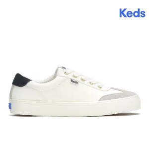 Women's Jump Kick T-Toe Ripstop/Suede Sneaker Snow White/Grey (WF68635-JKTOE5110)